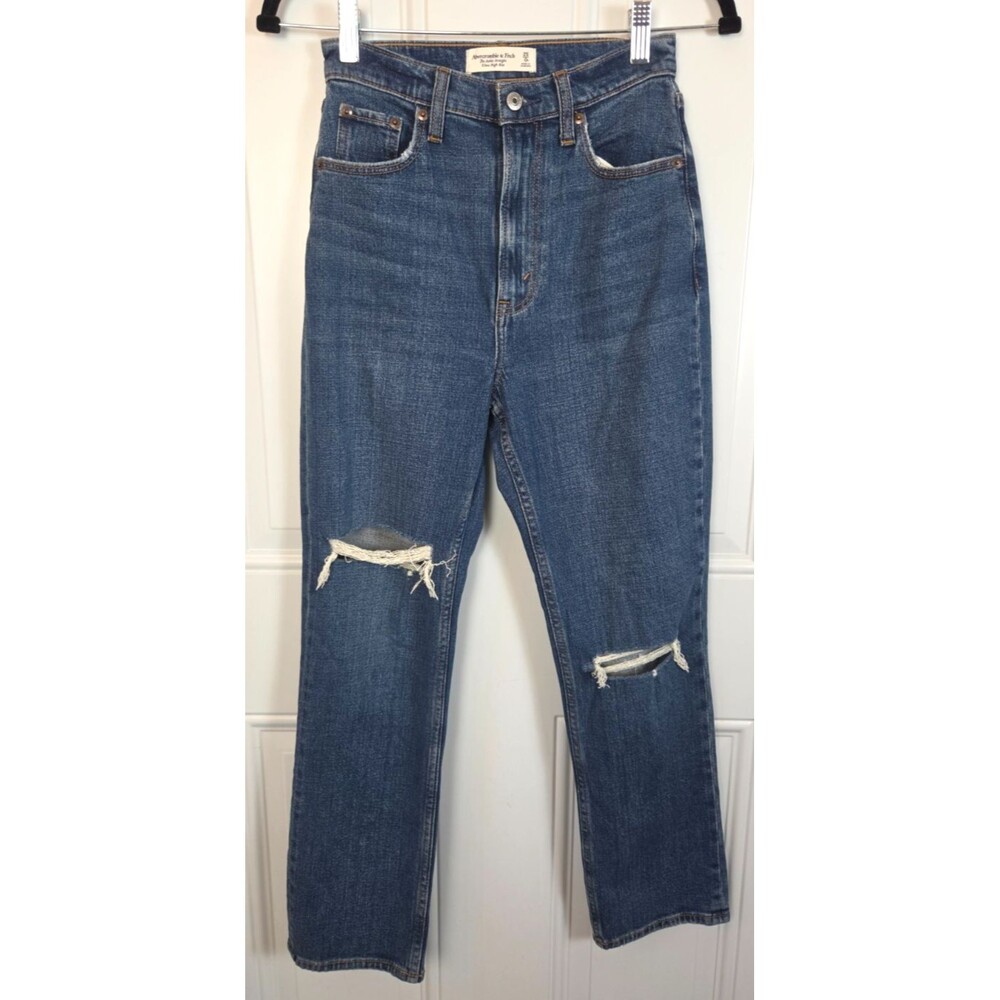 Abercrombie & Fitch The Ankle Straight Ultra High Rise Jeans Size 25 / 0